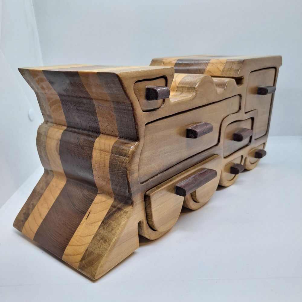 Wooden Jewelry Organizer with Drawers
